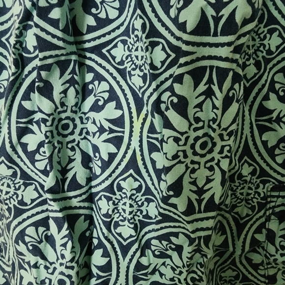 Tea Collection Blue Patterned Smock Dress Size 5 - Picture 3 of 6